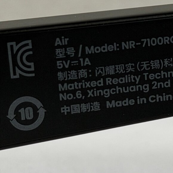 XREAL Air AR Smart Glasses Model NR-7100RGL with Case, Cable & Accessories NREAL - Picture 15 of 16